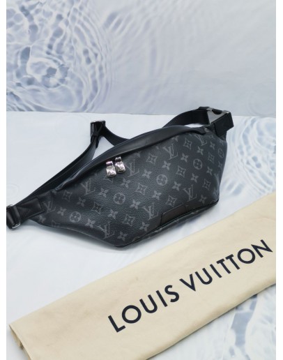 2019 LOUIS VUITTON DISCOVERY BUMBAG PM IN MONOGRAM ECLIPSE CANVAS