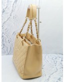 CHANEL GST TOTE BAG WITH BEIGE CAVIAR LEATHER GHW