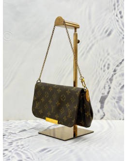 LOUIS VUITTON FAVOURITE PM IN BROWN MONOGRAM CANVAS 