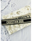 (BRAND NEW) 2024 CHRISTIAN DIOR ADJUSTABLE SHOULDER AND CROSSBODY STRAP WITH RING IN BLACK BEIGE CHRISTIAN DIOR PARIS EMBROIDERY