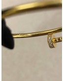 (BRAND NEW) 2022 CARTIER JUSTE UN CLOU BRACELET DIAMOND 18K 750 ROSE GOLD NO. 14 -FULL SET-