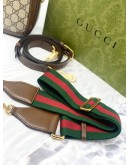 (BRAND NEW) GUCCI HORSEBIT 1955 GG CANVAS CROSSBODY BAG WITH GOLD-TONED HARDWARE -FULL SET-