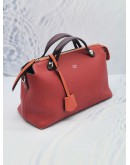 FENDI MEDIUM BY THE WAY BROWN RED CALFSKIN LEATHER WITH STRAP