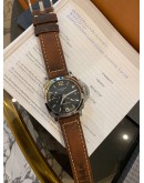 (UNUSED) 2016 PANERAI LUMINOR 1950 3 DAYS GMT REF PAM00535 LIMITED TO 700 PIECES WORLDWIDE 42MM AUTOMATIC WATCH -FULL SET-