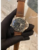 (UNUSED) 2016 PANERAI LUMINOR 1950 3 DAYS GMT REF PAM00535 LIMITED TO 700 PIECES WORLDWIDE 42MM AUTOMATIC WATCH -FULL SET-