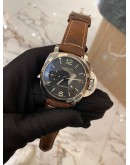 (UNUSED) 2016 PANERAI LUMINOR 1950 3 DAYS GMT REF PAM00535 LIMITED TO 700 PIECES WORLDWIDE 42MM AUTOMATIC WATCH -FULL SET-