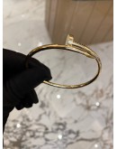 (BRAND NEW) 2023 CARTIER JUSTE UN CLOU BRACELET 18K 750 ROSE GOLD NO. 18 -FULL SET-