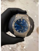 2021 HUBLOT CLASSIC FUSION BLUE REF 511.NX.7170.LR 45MM AUTOMATIC WATCH