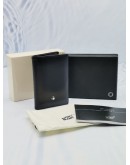 MONT BLANC MEISTERSTUCK CARD HOLDER IN BLACK SMOOTH LEATHER -FULL SET-