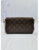 LOUIS VUITTON FAVOURITE PM CHAIN SHOULDER BAG IN BROWN MONOGRAM CANVAS 