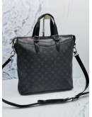 LOUIS VUITTON EXPLORER TOTE BAG BLACK MONOGRAM ECLIPSE CANVAS WITH STRAP