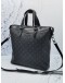 LOUIS VUITTON EXPLORER TOTE BAG BLACK MONOGRAM ECLIPSE CANVAS WITH STRAP