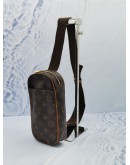 LOUIS VUITTON POCHETTE GANGE BROWN MONOGRAM CANVAS SHOULDER BAG