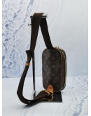 LOUIS VUITTON POCHETTE GANGE BROWN MONOGRAM CANVAS SHOULDER BAG