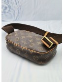 LOUIS VUITTON POCHETTE GANGE BROWN MONOGRAM CANVAS SHOULDER BAG