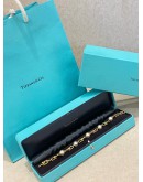 (BRAND NEW) 2024 TIFFANY & CO. HARDWEAR LINK BRACELET IN 18K 750 YELLOW GOLD WITH FRESHWATER PEARLS