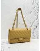 2006 CHANEL MEDIUM CLASSIC DOUBLE FLAP BAG IN SOFT BROWN CAVIAR LEATHER