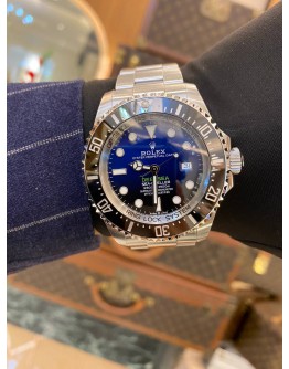 (LIKE NEW) 2018 ROLEX SEA-DWELLER DEEPSEA REF 126660 GRADIENT BLUE DIAL 44MM AUTOMATIC WATCH -FULL SET-