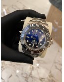 (LIKE NEW) 2018 ROLEX SEA-DWELLER DEEPSEA REF 126660 GRADIENT BLUE DIAL 44MM AUTOMATIC WATCH -FULL SET-