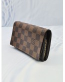 LOUIS VUITTON PORTOMONE VIETRESOR BI-FOLD WALLET IN BROWN DAMIER EBENE CANVAS