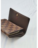 LOUIS VUITTON PORTOMONE VIETRESOR BI-FOLD WALLET IN BROWN DAMIER EBENE CANVAS