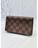 LOUIS VUITTON PORTOMONE VIETRESOR BI-FOLD WALLET IN BROWN DAMIER EBENE CANVAS