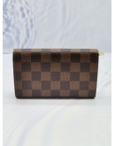 LOUIS VUITTON PORTOMONE VIETRESOR BI-FOLD WALLET IN BROWN DAMIER EBENE CANVAS