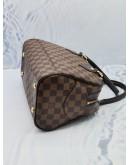 LOUIS VUITTON BROWN DAMIER EBENE CANVAS DUOMO HANDLE BAG 