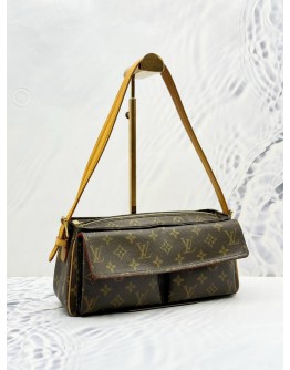 LOUIS VUITTON VIVA CITE SHOULDER BAG IN BROWN MONOGRAM CANVAS