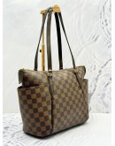 LOUIS VUITTON TOTALLY PM SHOULDER BAG IN BROWN DAMIER EBENE CANVAS