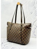 LOUIS VUITTON TOTALLY PM SHOULDER BAG IN BROWN DAMIER EBENE CANVAS