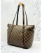 LOUIS VUITTON TOTALLY PM SHOULDER BAG IN BROWN DAMIER EBENE CANVAS