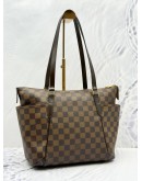 LOUIS VUITTON TOTALLY PM SHOULDER BAG IN BROWN DAMIER EBENE CANVAS