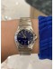 2011 OMEGA CONSTELLATION LADY BLUE DIAL 25MM QUARTZ WATCH