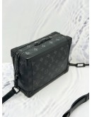 (SALE) 2023 LOUIS VUITTON SOFT TRUNK CROSSBODY BAG IN BLACK MONOGRAM ECLIPSE CANVAS AND COWHIDE LEATHER 