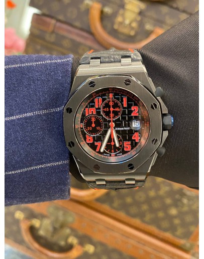 2013 AP AUDEMARS PIGUET ROYAL OAK OFFSHORE LAS VEGAS TRIP REF 26186SN RED DIAL LIMITED TO 500 PIECES WORLDWIDE 42MM AUTOMATIC WATCH -FULL SET-