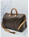 LOUIS VUITTON SPEEDY BANDOULIERE 40 BROWN MONOGRAM CANVAS WITH ADJUSTABLE STRAP 