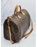 LOUIS VUITTON SPEEDY BANDOULIERE 40 BROWN MONOGRAM CANVAS WITH ADJUSTABLE STRAP 