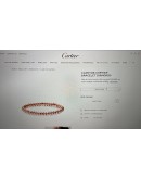 2021 CARTIER CLASH DE CARTIER BRACELET IN DIAMOND AND 18K 750 ROSE GOLD -FULL SET-