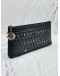 (LIKE NEW) CHANEL LIMITED SPECIAL EDITION S/S DATA CENTER BLACK SILVER ROBOT COCOBOT LEATHER KEYBOARD CLUTCH IN BLACK LAMBSKIN -FULL SET-