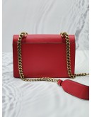 CHRISTIAN LOUBOUTIN MINI ELISA CALFSKIN LEATHER CROSSBODY BAG IN RED