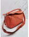 LOEWE MEDIUM PUZZLE TOP HANDLE BAG IN ORANGE CALFSKIN LEATHER 