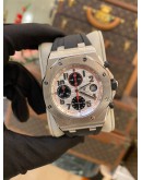 (LIKE NEW) 2016 AP AUDEMARS PIGUET ROYAL OAK OFFSHORE CHRONOGRAPH REF 26170ST PANDA DIAL 42MM AUTOMATIC WATCH -FULL SET-