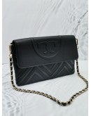 TORY BURCH FLEMING GEOMETRIC LEATHER CLUTCH / SHOULDER BAG 