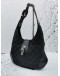 BURBERRY BROOK HOBO BAG IN BLACK QUILTED NYLON