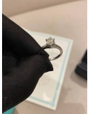 (BRAND NEW) 2022 TIFFANY & CO PT950 DIAMOND RING 0.69CT G COLOR VVS2 -FULL SET-