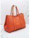 (SALE) 2014 HERMES GARDEN PARTY 36 CAMAILS ORANGE NEGONDA TOGO LEATHER BAG IN PALLADIUM HARDWARE STAMP R  