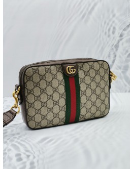 GUCCI GG SUPREME CANVAS OPHIDIA CLUTCH / CROSSBODY BAG 