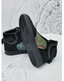 (LIKE NEW) LOUIS VUITTON IRIDESCENT LUXEMBOURG RIVOLI HIGH TOP SNEAKERS SIZE 8