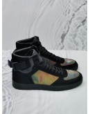 (LIKE NEW) LOUIS VUITTON IRIDESCENT LUXEMBOURG RIVOLI HIGH TOP SNEAKERS SIZE 8